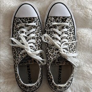 Converse Chuck Taylor All-Star Low-Top Leopard Print Sneakers